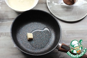 Творожный пирог на сковороде