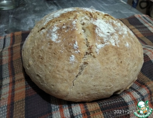Бездрожжевой хлеб на молочной сыворотке "Деревенский"