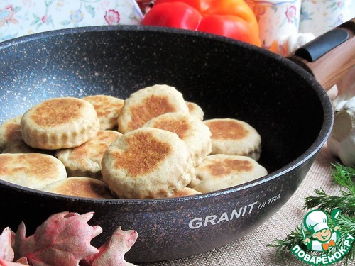 Хлебные пышки на сковороде Хлебные пышки на сковороде