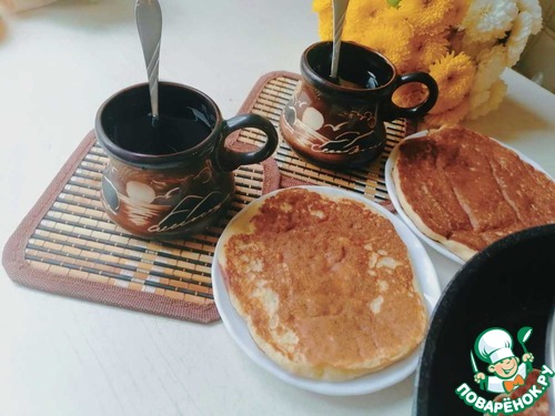 Диетические кокосовые панкейки Диетические кокосовые панкейки