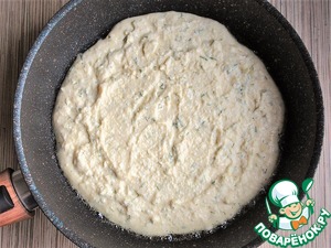 Ленивая творожная лепешка