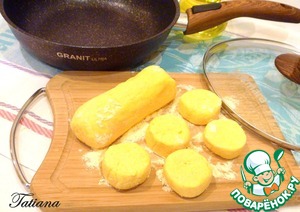 Тыквенные сырники со сливочно-тыквенным соусом