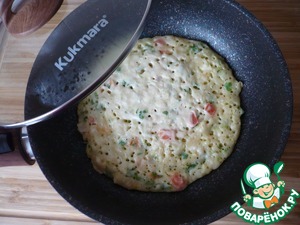 Овощные лепешки на сковороде