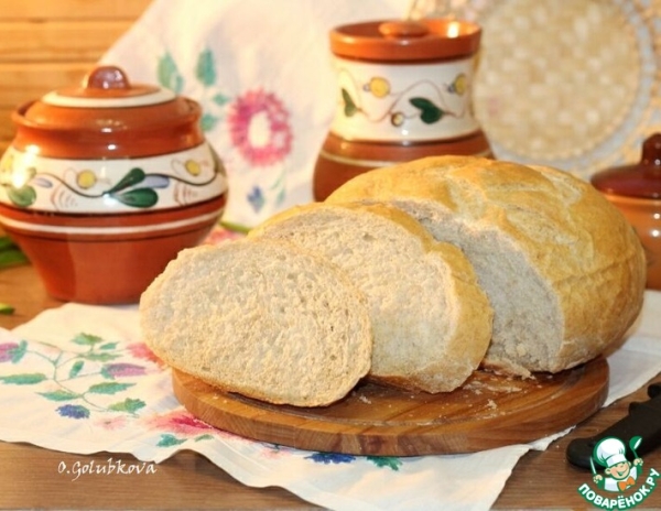 Цельнозерновой пшеничный хлеб на меде Цельнозерновой пшеничный хлеб на меде