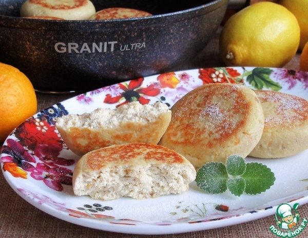 Цитрусовые сырники из тофу