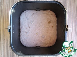 Хлеб на закваске с жареным луком