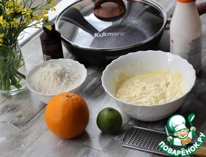 Творожный пирог на сковороде