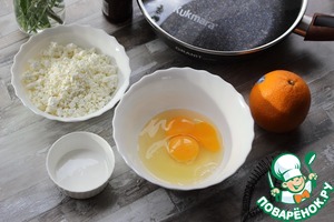 Творожный пирог на сковороде