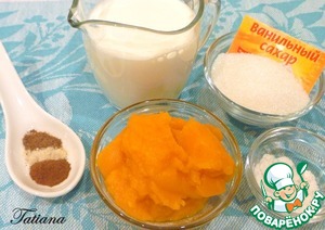 Тыквенные сырники со сливочно-тыквенным соусом