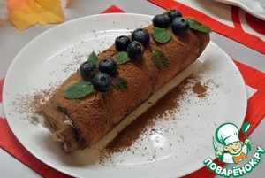 Рулет на сковороде