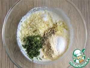 Ленивая творожная лепешка