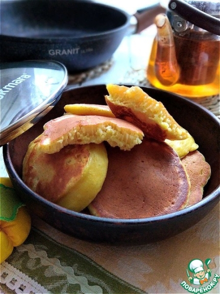 Пряные тыквенные оладьи