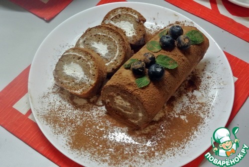 Рулет на сковороде