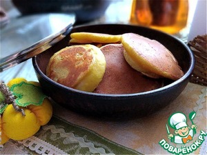 Пряные тыквенные оладьи