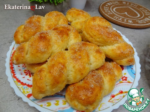 Творожные жгутики на скорую руку Творожные жгутики на скорую руку