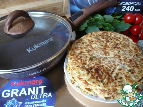 Овощные лепешки на сковороде