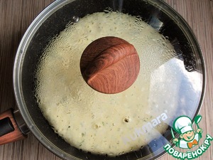 Ленивая творожная лепешка