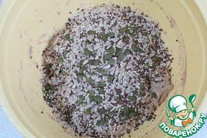 Хлеб без замеса, цельнозерновой, семечковый