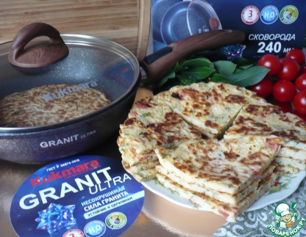 Овощные лепешки на сковороде