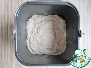 Хлеб на закваске с жареным луком