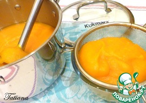 Тыквенные сырники со сливочно-тыквенным соусом