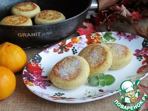 Цитрусовые сырники из тофу