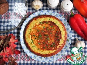 Ленивая творожная лепешка