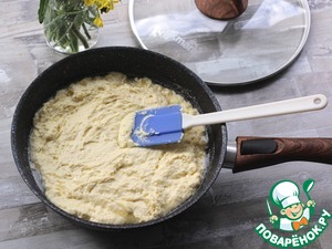 Творожный пирог на сковороде