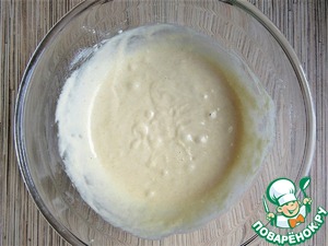 Пирог с яблоками на сковороде