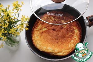Творожный пирог на сковороде
