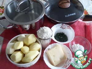 Картофельные пирожки с укропом и сыром Картофельные пирожки с укропом и сыром