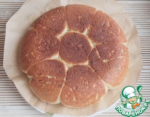 Булочки с зеленью и чесноком на сковороде Булочки с зеленью и чесноком на сковороде