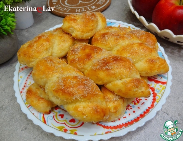 Творожные жгутики на скорую руку Творожные жгутики на скорую руку