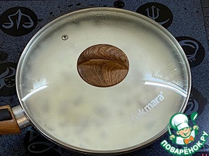 Феттучини с грибами и беконом