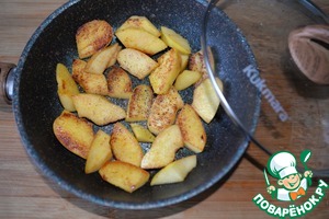 Голень индейки с айвой