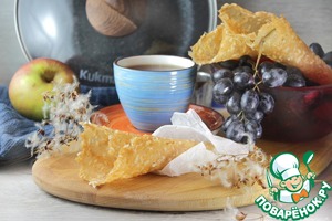 Яблочная пастила с кокосовой стружкой на сковороде