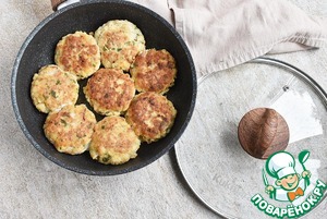 Котлеты из филе трески с рикоттой Котлеты из филе трески с рикоттой