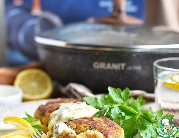 Котлеты из филе трески с рикоттой Котлеты из филе трески с рикоттой