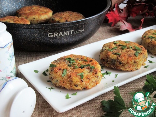 Котлеты из картофеля и грибов