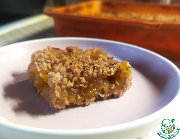 Крамбл с айвой и яблоками Крамбл с айвой и яблоками