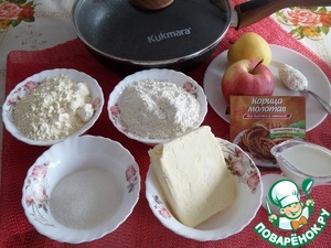 Кукурузное печенье с яблоком и корицей Кукурузное печенье с яблоком и корицей