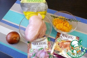 Куриные котлеты с тыквой и карри Куриные котлеты с тыквой и карри