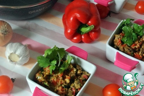 Куриные сердечки в сливочно-овощном соусе Куриные сердечки в сливочно-овощном соусе