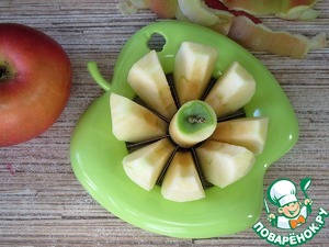 Куриный крамбл с яблоками и гранатом Куриный крамбл с яблоками и гранатом