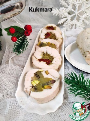 Куриный рулет: два варианта начинки Куриный рулет: два варианта начинки