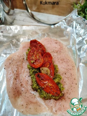 Куриный рулет: два варианта начинки Куриный рулет: два варианта начинки