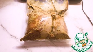 Куриный рулет с грушей