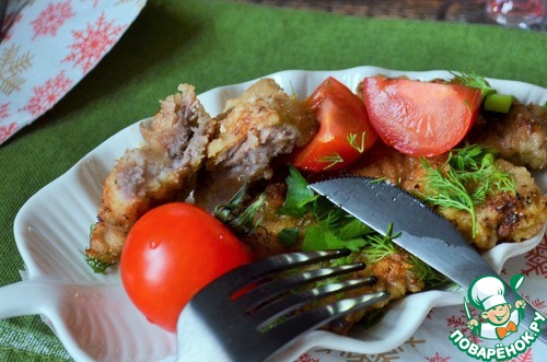 Ленивые отбивные в манке