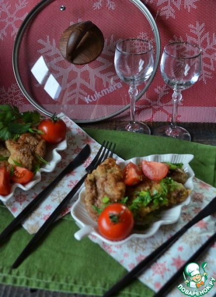 Ленивые отбивные в манке