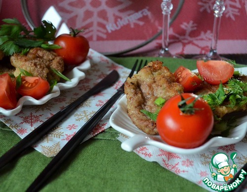 Ленивые отбивные в манке
